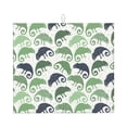 thumbnail image 1 of Dish Drying Mat, Minimalist Funny Chameleon Green Highly Absorbent Drying Matt Kitchen Counter, Dish Mat Drying Pad Dishes Drainer Mats for Kitchen Counter or Sink, 16 x 18 inch, 1 of 6