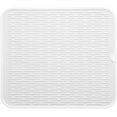 thumbnail image 1 of Dish Drying Mat for Multiple Usage,Easy clean,Eco-friendly,Heat-resistant Silicone Mat for Kitchen Counter or Sink,Refrigerator or Drawer Liner Grey XXXXL 32 inches x 18 inches, 1 of 10