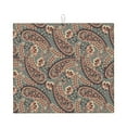 thumbnail image 1 of Dish Drying Mat, Paisley Pattern No.90127 Highly Absorbent Drying Matt Kitchen Counter, Dish Mat Drying Pad Dishes Drainer Mats for Kitchen Counter or Sink, 16 x 18 inch, 1 of 6