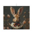 thumbnail image 1 of Dish Drying Mat, Palatial Style Flower Rabbit Highly Absorbent Drying Matt Kitchen Counter, Dish Mat Drying Pad Dishes Drainer Mats for Kitchen Counter or Sink, 16 x 18 inch, 1 of 6