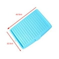 thumbnail image 1 of Dish Drying Mat,Plastic Dish Drainer Board,Drying Rack Tray,Draining Plate Strainer Mat with Side Drop,17.6x12.2 Slope Diversion Drainboard for Dish Rack Kitchen Counter, 1 of 6