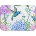 thumbnail image 1 of Dish Drying Mat Watercolor Floral Hummingbird Microfiber Kitchen Dish Mat Super Absorbent Dish Drainer Mat Fast Drying Heat-resistant Drying Mat for Kitchen Counter, 16"x18", 1 of 7