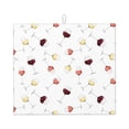thumbnail image 1 of Dish Drying Mat, Wine Champagne Glasses Print Highly Absorbent Drying Matt Kitchen Counter, Dish Mat Drying Pad Dishes Drainer Mats for Kitchen Counter or Sink, 16 x 18 inch, 1 of 6
