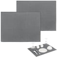 thumbnail image 1 of 2 Pack Dish Drying Mat for Kitchen , Microfiber Dishes Drainer Mats , Home Dish Drying Pad for Dishes and Glassware,15" x 20" ,Gray, 1 of 13