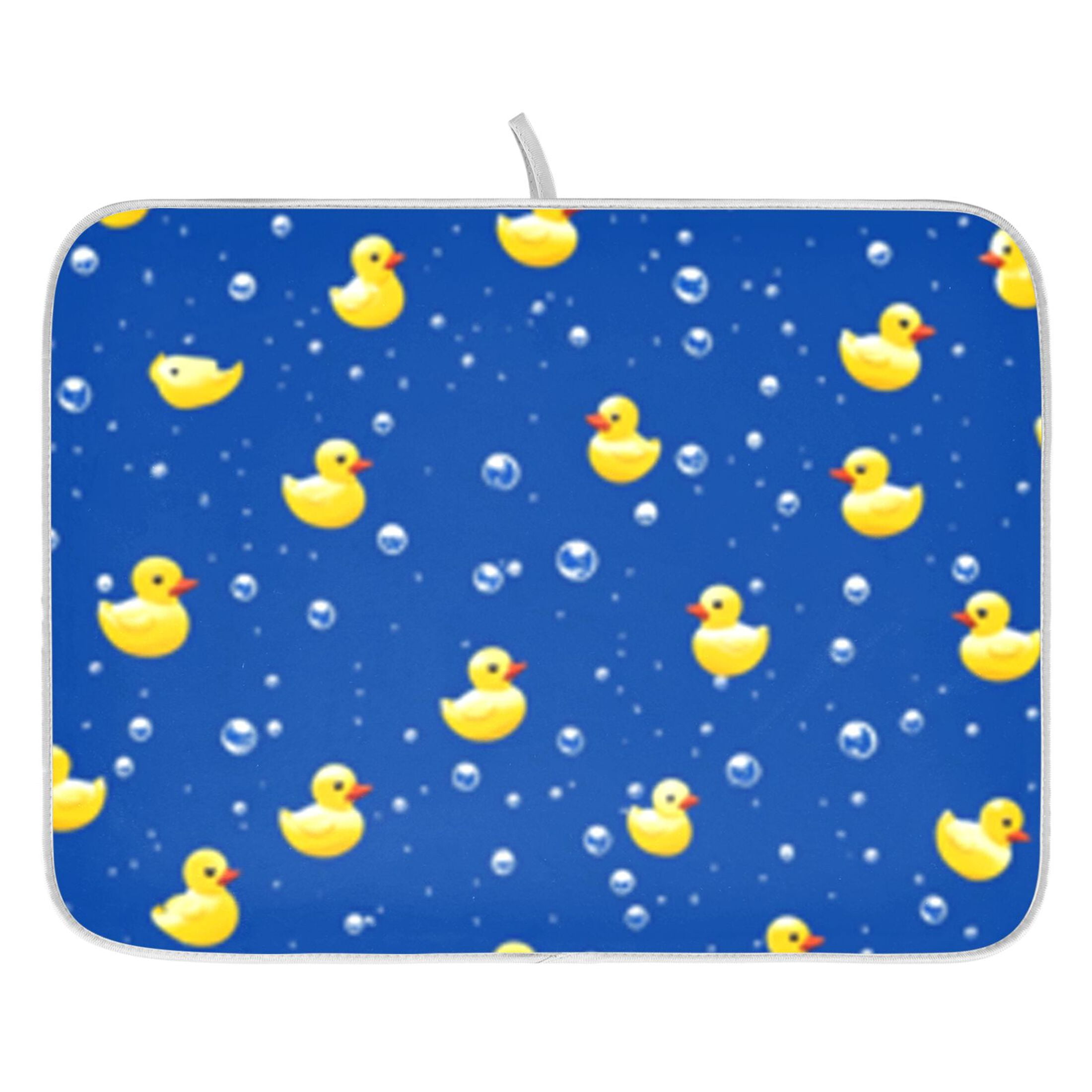 Dish Drying Mat for Kitchen Counter 16x18/18x24 Yellow Ducks with ...