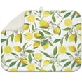 thumbnail image 1 of Dish Drying Mat for Kitchen Counter Lemon Absorbent Reversible Microfiber Kitchen Countertop Protector Dishes Pad Large 18x24 Inch, 1 of 5