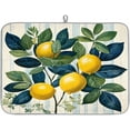 thumbnail image 1 of Dish Drying Mats for Kitchen Counter Lemons Print Absorbent Dish Drying Mat 18" x 24" Large Size Dish Drainer Mat Kitchen Accessories, 1 of 6