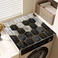 thumbnail image 1 of Dish Drying Pad, Simple Style Geometric Pattern Washing Machine Dust Cover Mat, Countertop Absorbent Pad, Washstand Drain Mat, Washstand Cup Mat, Kitchen Accessories, Bathroom Accessories, 1 of 7