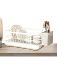 thumbnail image 1 of Dish Drying Rack, 13.39 Inches Multifunctional Kitchen Utensil Holder with Dish Rack, Utenslis Holder and Glass Rack, Sturdyï¼Durable Dish Racks for Kitchen Counter, Kitchen Essentials, 1 of 4