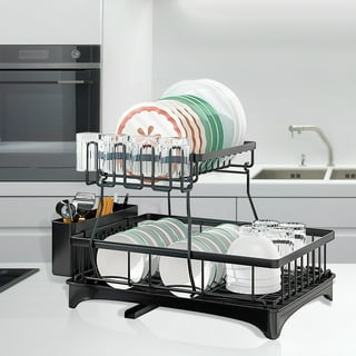 https://i5.walmartimages.com/seo/Dish-Drying-Rack-2-Tier-Stainless-Steel-Large-Rack-Drain-Board-Kitchen-Counter-Drainage-Drainers-Wine-Glass-Holder-Utensil-Holder-Extra-Dryer-Mat-bla_13364d5b-534c-43d9-9650-6b8529f6a389.ab965b3a70960bc796f628ad5177b69d.jpeg?odnHeight=320&odnWidth=320&odnBg=FFFFFF