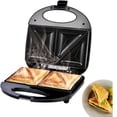 thumbnail image 1 of Electric Sandwich Maker,Nonstick Panini Press with Non-Stick Plates,2 in1 Breakfast Sandwich Maker Grill,Sandwich Press Grill,Indicator Lights,Easy to Clean and Store, Perfect for Cooking Breakfast, 1 of 10