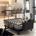 thumbnail image 1 of Dish Drying Rack, Dish Rack，Dish Drainers，Kitchen Accessories，Dish Racks with Drain Board，Large Dish Drying Rack，Dish Rack Over The Sink，Drying Rack Kitchen, 1 of 7