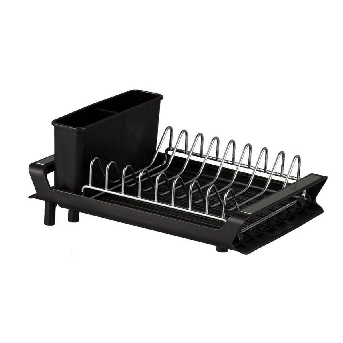 Maivotaf Expandable Dish Drying Rack - Large Kitchen Counter Drainer With Drainboard