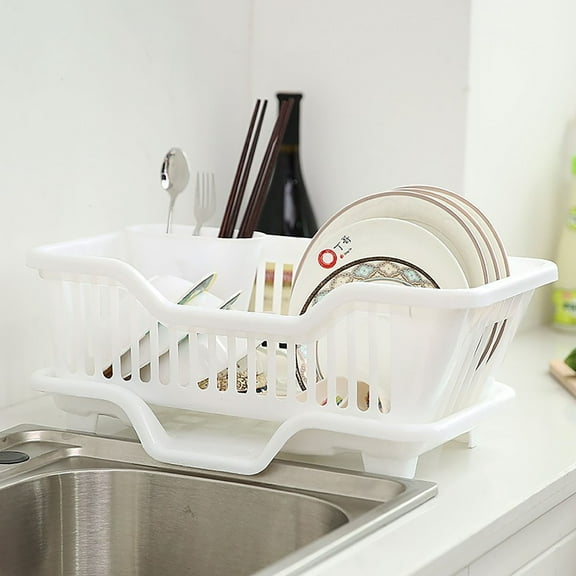 Dish Drying Rack,Japanese Drain Bowl Rack For Kitchen Dishes And Chopsticks Drain Rack Plastic Bowl Rack For Storage Single Layer Bowl Rack