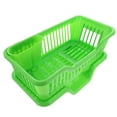 thumbnail image 1 of Dish Drying Rack for Kitchen Counter - Large Dish Rack with Drainboard, Rustproof Dish Drainer with Utensil Holder for Sink Plastic Bowl Rack for Storage Single Layer Bowl Rack, 1 of 9