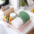 Dish Drying Rack for Kitchen Counter, Stainless Steel Sink Organization ...