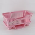 thumbnail image 1 of Dish Drying Rack Kitchen Utensils Drainer Rack with Drain Board Countertop Dinnerware Plates Bowls Chopsticks Spoons Organizer, 1 of 9