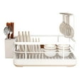 thumbnail image 1 of Dish Drying Rack Multifunctional ABS Cutlery Drainer with Utensil Holder and Tray for Efficient Dish Organization and Drying Solutions, 1 of 5