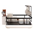 thumbnail image 1 of Dish Drying Rack - Multifunctional Dish Drainer with Removable Utensil Holder and Tray for Dishes Spoons Forks and Chopsticks, 1 of 5