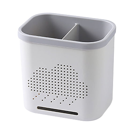 Dish Drying Rack,Multifunctional Storage Rack Chopsticks Double Layer Cutlery Drainer Basket Tableware Bucket Utensils Holder Chopstick Drain Box