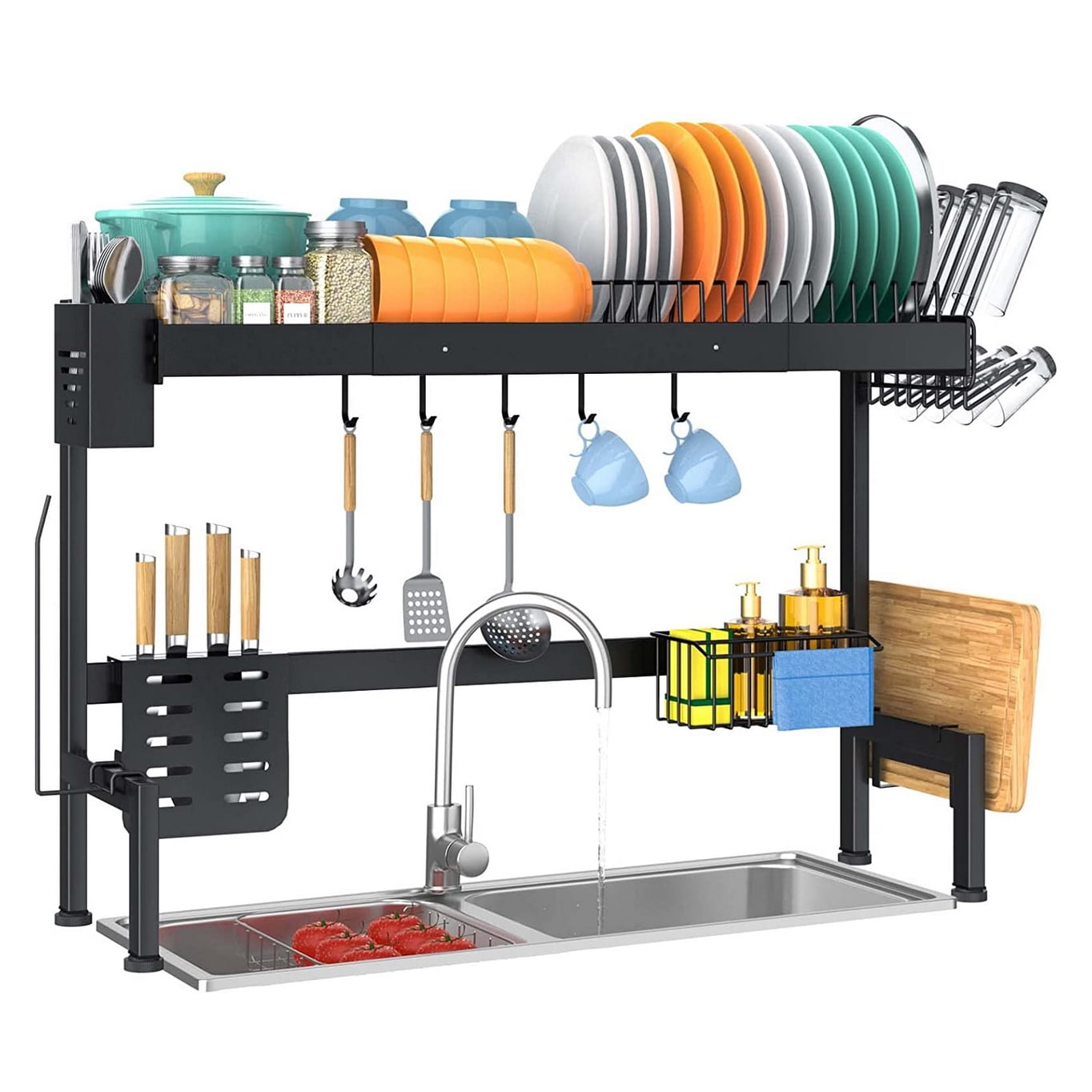 https://i5.walmartimages.com/seo/Dish-Drying-Rack-Over-The-Sink-Adjustable-25-6-33-5-2-Tier-Stainless-Steel-Drainer-Large-Black-25-6inch-33-5inch-Enhanced_1c2b9a1a-1877-45a9-a47e-c3e6483f44a7.6b7b292e800be769ed5d10f4ae18dbe3.jpeg?odnHeight=2000&odnWidth=2000&odnBg=FFFFFF
