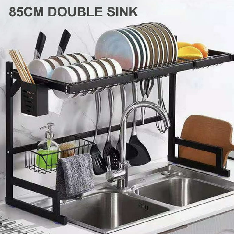 1 In Sink Dish Drying Rack Large Drainer Over The Kitchen For