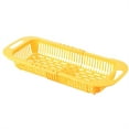 Dish Drying Rack Retractable Drain Basket for Vegetable, Fruit