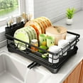 Dish Drying Rack Stainless Steel Dish Rack for Kitchen Counter, Large