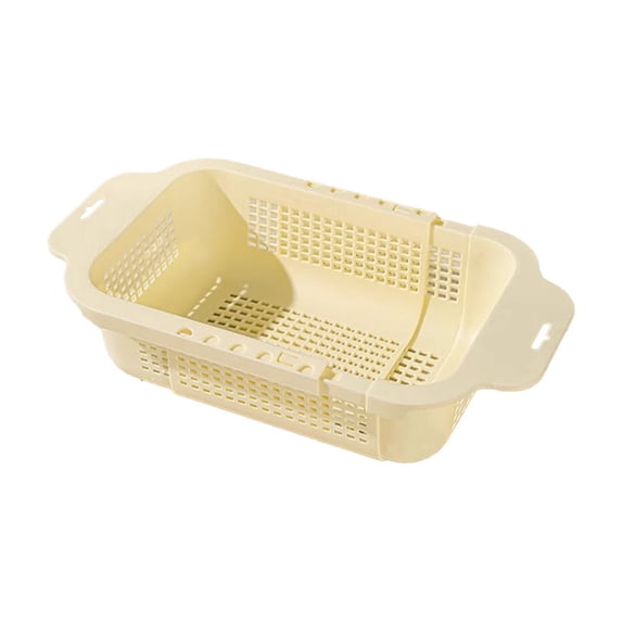 Dish Drying Rack for Kitchen Counter, Retractable Draining Basket In Sink Dish Drainers, Multipurpose Dish Dryer Rack for Inside Sink