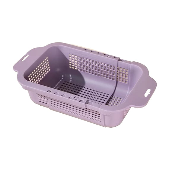 Dish Drying Rack for Kitchen Counter, Retractable Draining Basket In Sink Dish Drainers, Multipurpose Dish Dryer Rack for Inside Sink
