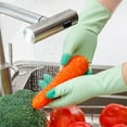 thumbnail image 1 of Dish Gloves Cleaning Gloves - Emulsion Rubber, Slip-Resistant Textured Grip, Waterproof Household Chores, Heat & Cold Resistant Protection, 1 of 8