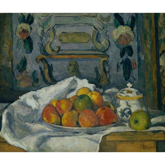 Dish Of Apples Fine Art (36 x 24)