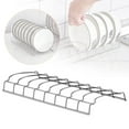 thumbnail image 1 of Dish Organizer for Cabinet, Plate Organizer for Cabinet, Stainless Steel Drawer-Style Dish Rack 8-Bowl Capacity Kitchen Drainage Storage Rack Dishware & Plate Dedicated Storage, 1 of 9