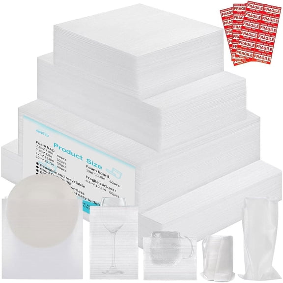 Dish Packing Supplies 4 Size Set For Moving And Storage