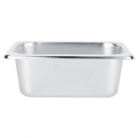 Dish Pans for Washing, Stainless Steel Food Buffet Tray Dishes Square Food Container