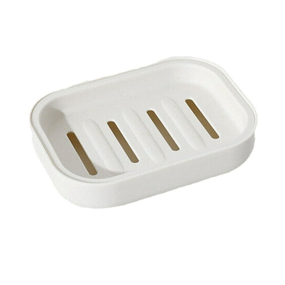 Dish Plate Case Home Shower Soap Holder Plastic Soap Box Dispenser-AU