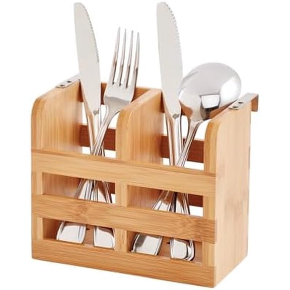 Dish Rack Caddy for Folding Dish Drying Rack (#97086), Natural Bamboo