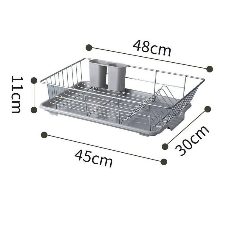 SEELOK Dish Drying Rack, Large Capacity Kitchen Drainer with - Main Image