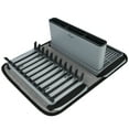 thumbnail image 1 of Dish Rack Set with Sponge Drying Mat in Gray, 1 of 16