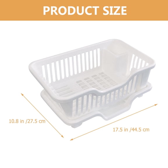 Dish Drying Rack with Sink Drainer Plate Rack and Chopstick Holder for Kitchen