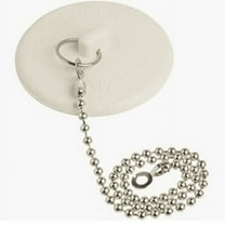 Dish Sink Lid With Bead Chain, Sink Plug, Kitchen Sink Drain Plug Faucets, A Water Stopper Faucets, White