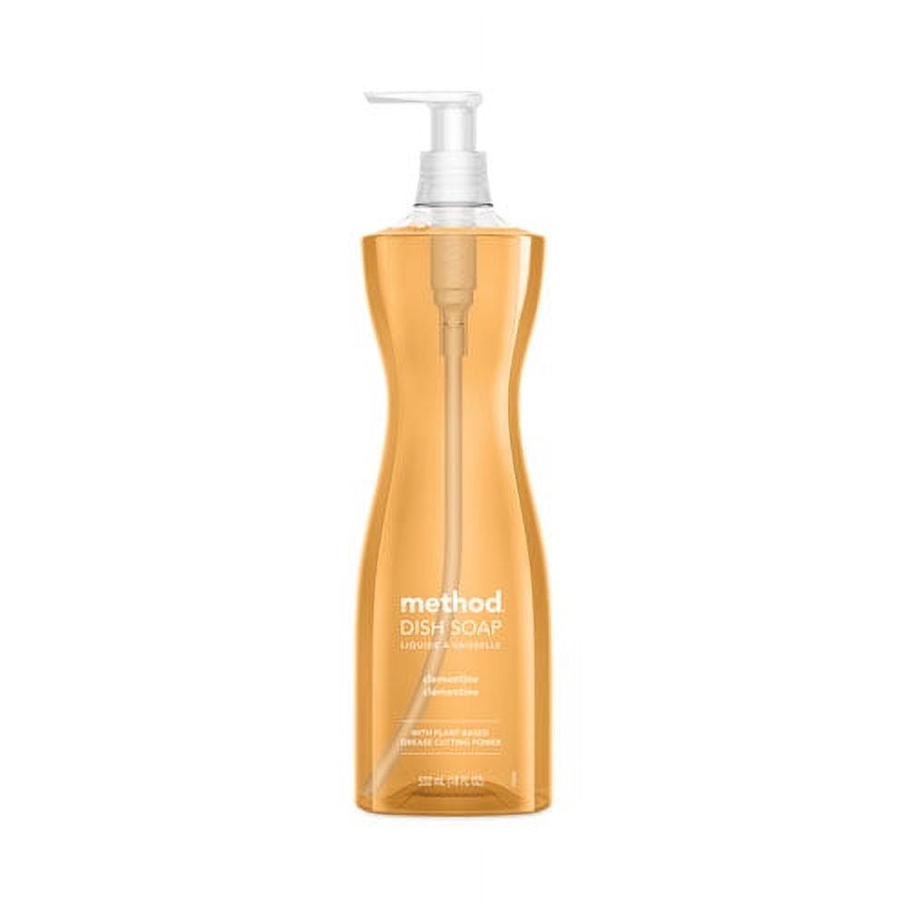 Dish Soap, Clementine, 18 Oz Pump Bottle | Bundle of 10 Each