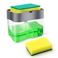 thumbnail image 1 of Dish Soap Dispenser for Kitchen, EEEkit Soap Pump Dispenser and Sponge Holder, 2 in 1 Soap Pump Dispenser with 1 Sponge, Countertop Dish Soap Dispenser Caddy, 1 of 9