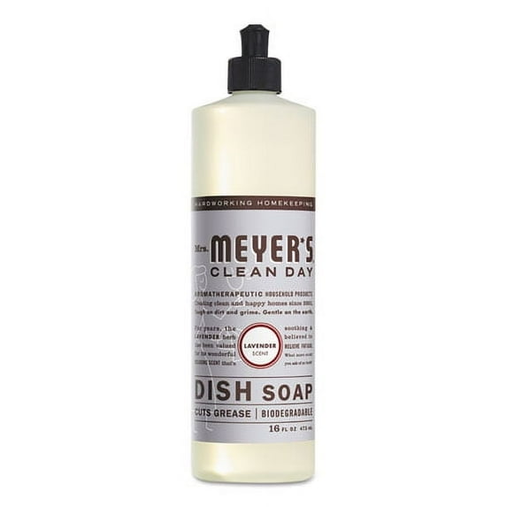 Dish Soap, Lavender Scent, 16 Oz Bottle | Bundle of 2 Each