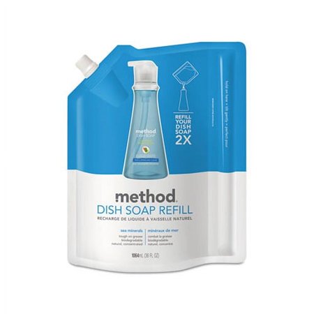 Dish Soap Refill Sea Minerals, 36 oz Pouch