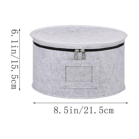 Dish Storage Bags for Plates Cups Bowls, Padded China Storage Organizer for Kitchen Cabinets and Moving