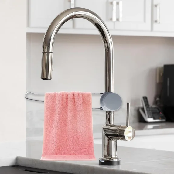 Dish Towel Holder - Dish Rag Holder For Kitchen Sink Dish Cloth Rack Adjustable