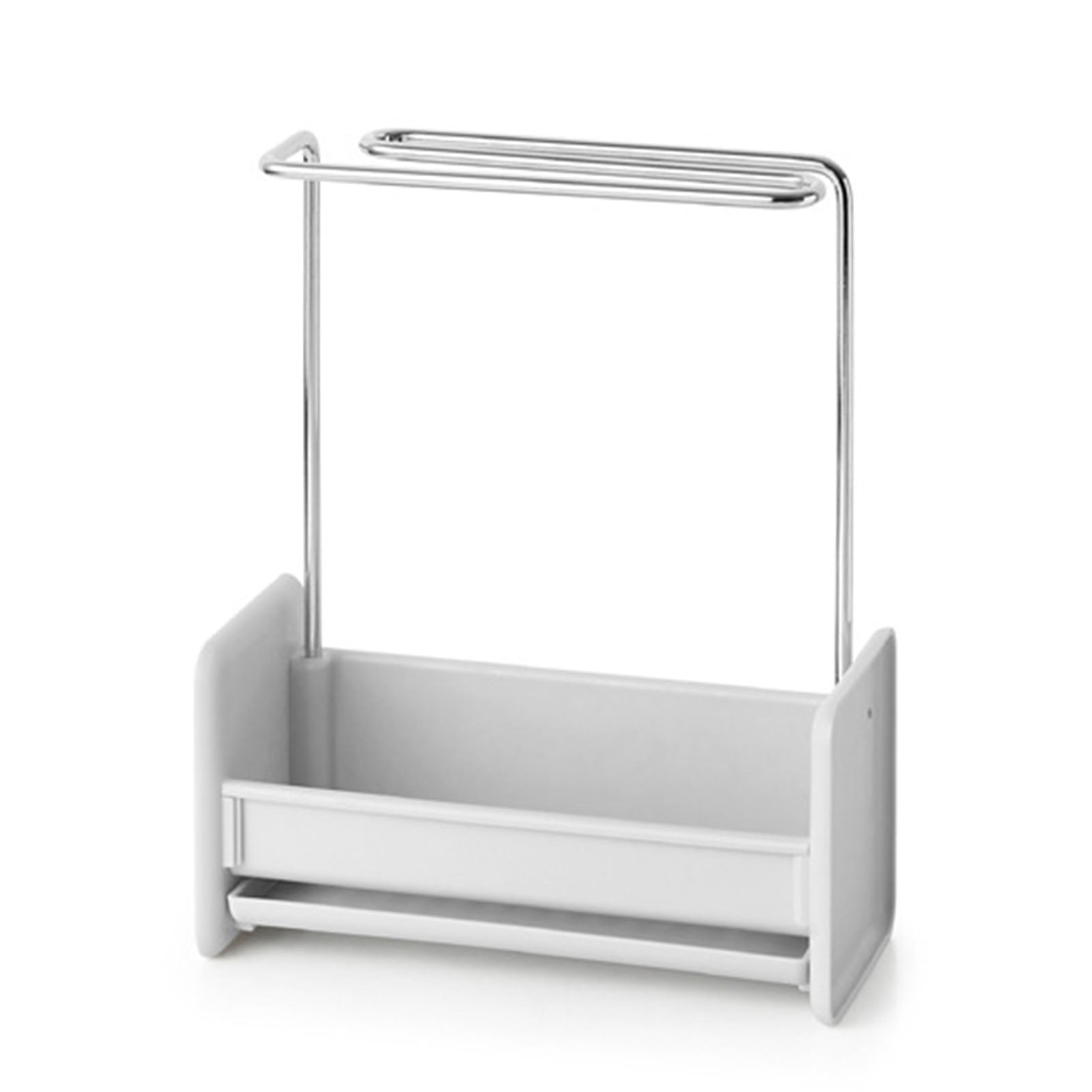 Dish Towel Holder PP Stainless Steel Detachable Hollowed Bottom