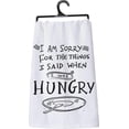 thumbnail image 1 of Dish Towel - Hungry, 1 of 3