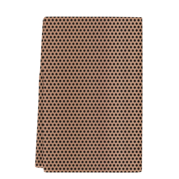 Dish Towels, Brown Metal Hole Absorbent Kitchen Towels 1 PC, Copper Industrial Net Eye Texture Microfiber Hand Towels Dish Cloths Tea Towels for Home Bathroom Cleaning Drying,18X28-Inch,